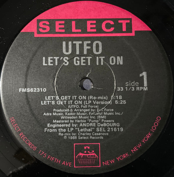 Let's Get It On UTFO