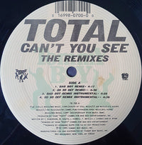 Total - Can't You See (The Remixes), 12" vinyl, on Tommy Boy (1995)