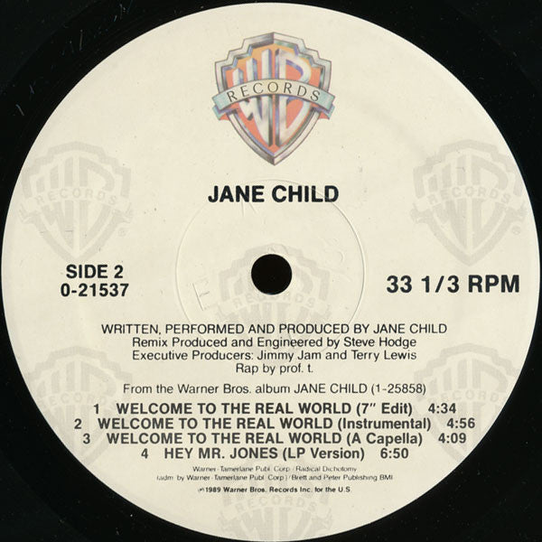 Welcome To The Real World Jane Child