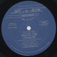 In-Sync - Let-U-Go, 12" vinyl, on Hit-N-Run Records (1988)