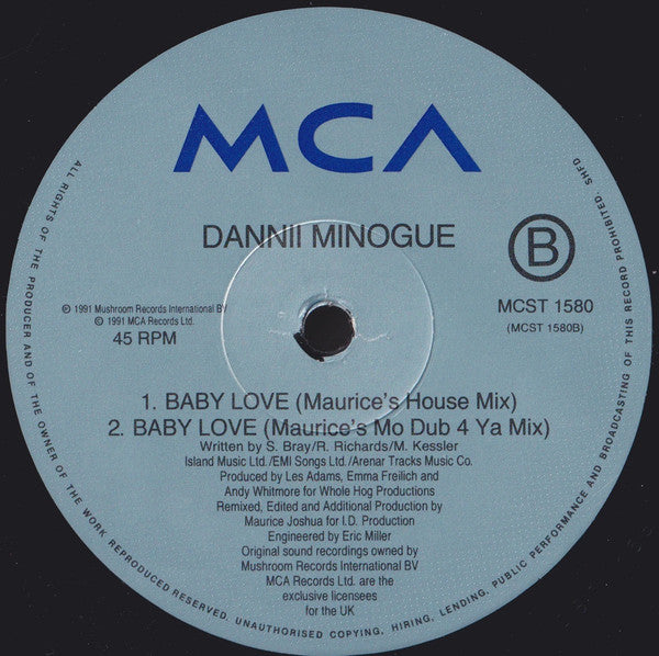 Baby Love Dannii Minogue