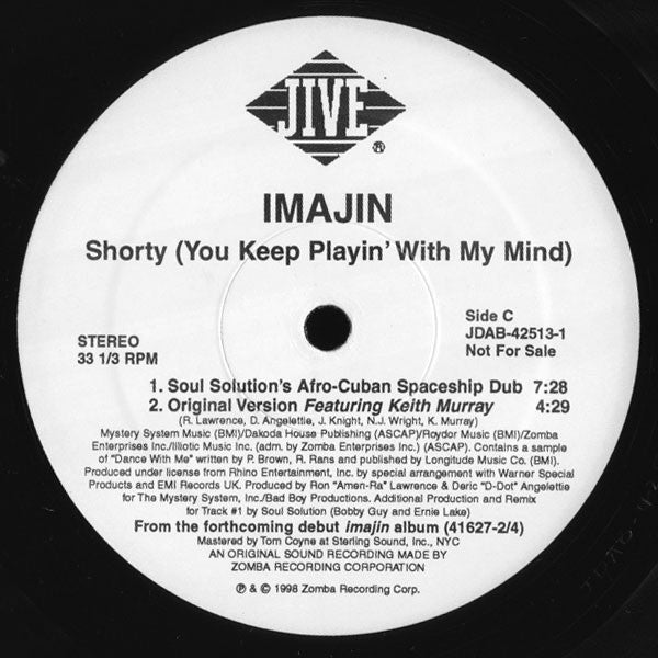 Shorty (You Keep Playin' With My Mind) Imajin