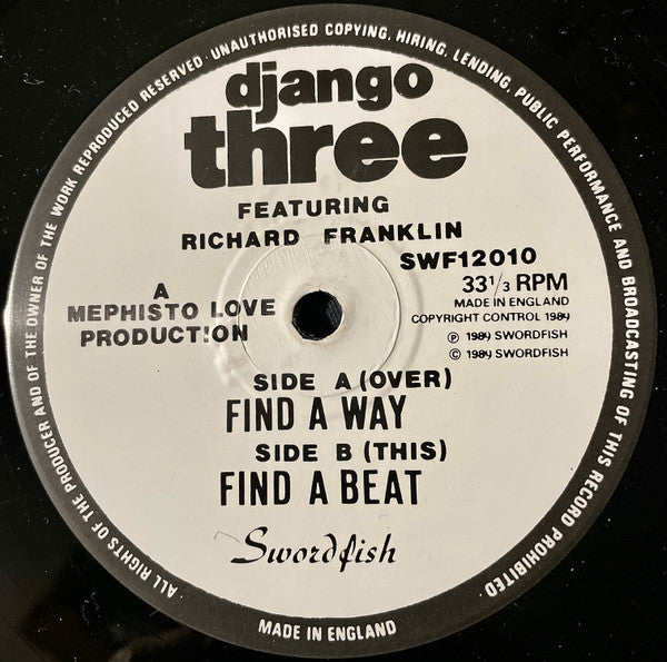 Find A Way Django Three