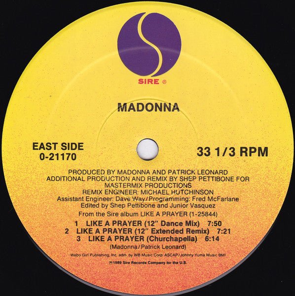 Like A Prayer Madonna