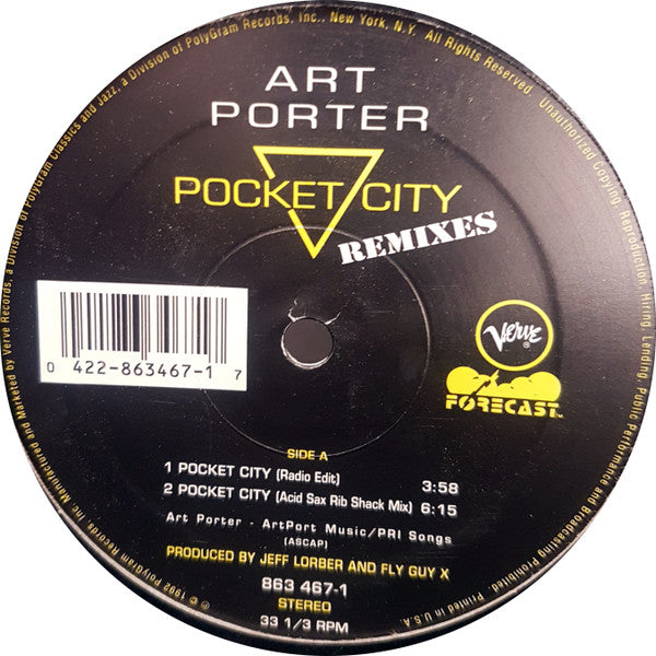 Pocket City (Remixes) Art Porter
