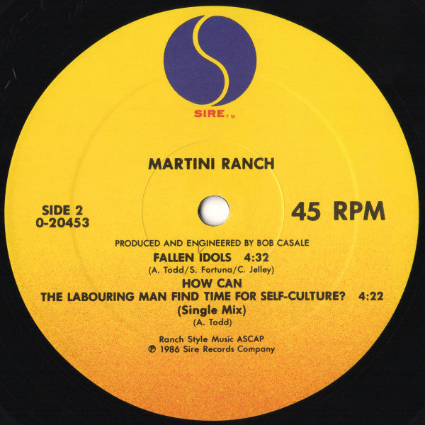How Can The Labouring Man Find Time For Self-Culture? Martini Ranch