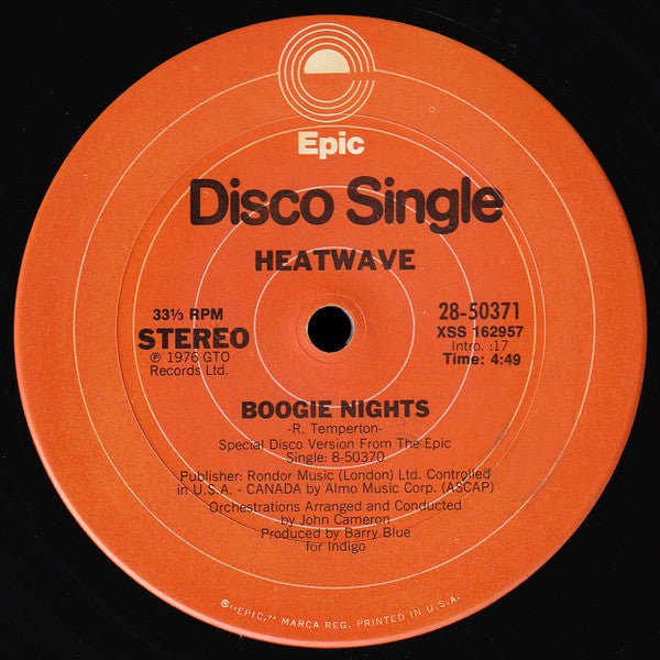 Boogie Nights Heatwave
