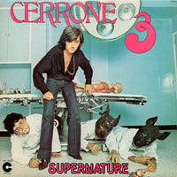 Rectangle Triangle Cerrone 3 Supernature album cover featuring vibrant abstract artwork with colorful shapes and dynamic design elements.