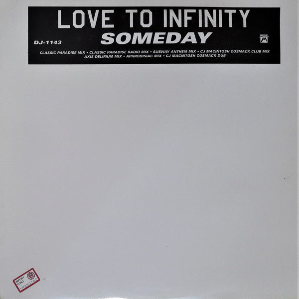 Someday Love To Infinity