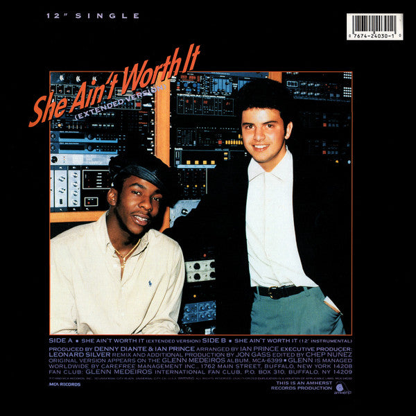 She Ain't Worth It (Extended Version) Glenn Medeiros,Bobby Brown