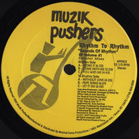 Rectangle Triangle Sounds Of Rhythm EP Volume 1 Sureshot Mixes album cover with abstract geometric design and vibrant colors.