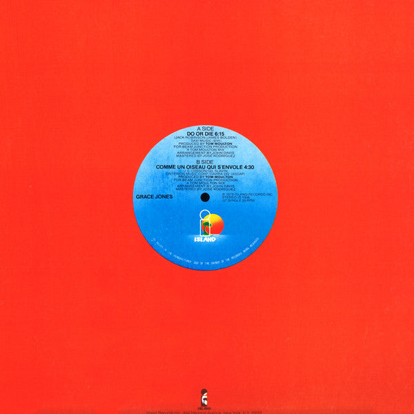 Do Or Die Grace Jones