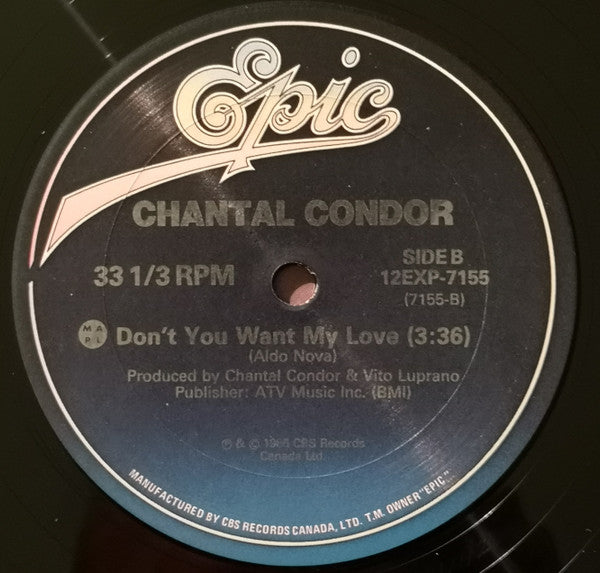 Marinero / Don't You Want My Love Chantal Condor