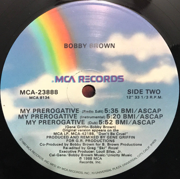Ma prérogative (remix étendu) Bobby Brown