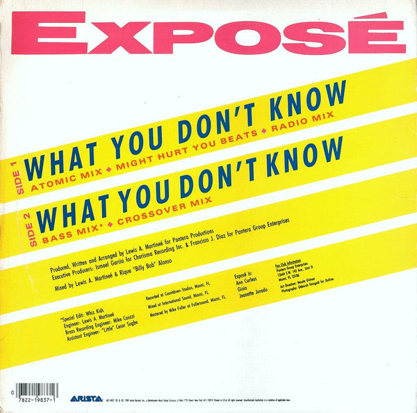 What You Don't Know Exposé
