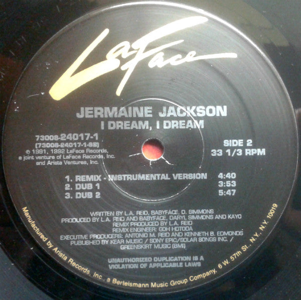 I Dream, I Dream Jermaine Jackson