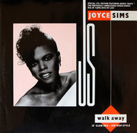Joyce Sims - Walk Away / Come Into My Life (UK Remix), 12" vinyl, on London Records (1988)