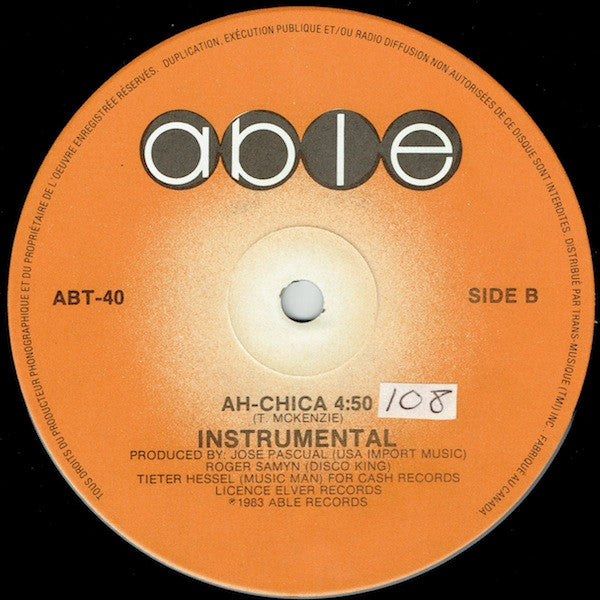 Ah-Chica Tony McKenzie