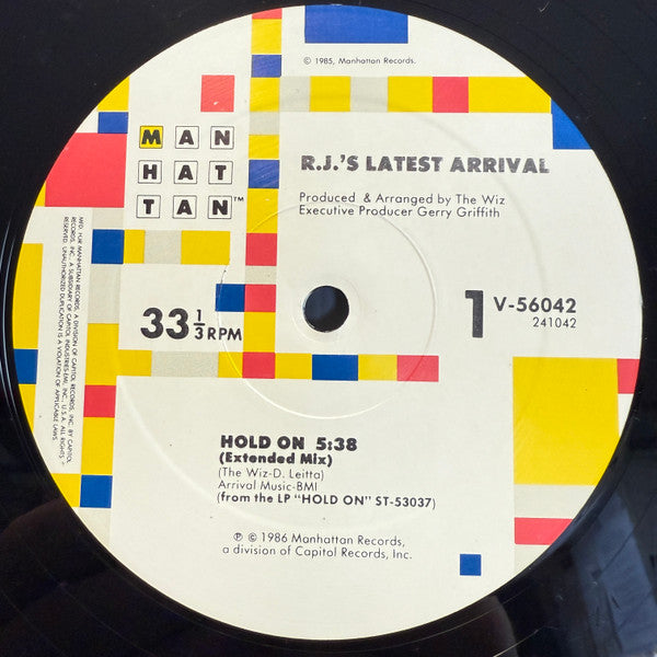 Hold On R.J.'s Latest Arrival