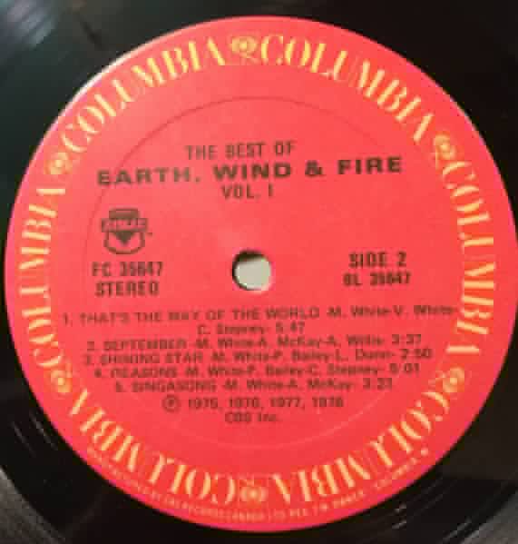The Best Of Earth, Wind & Fire Vol. I | Rectangle Triangle