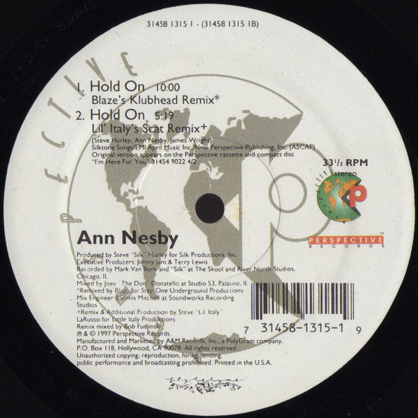 Hold On Ann Nesby