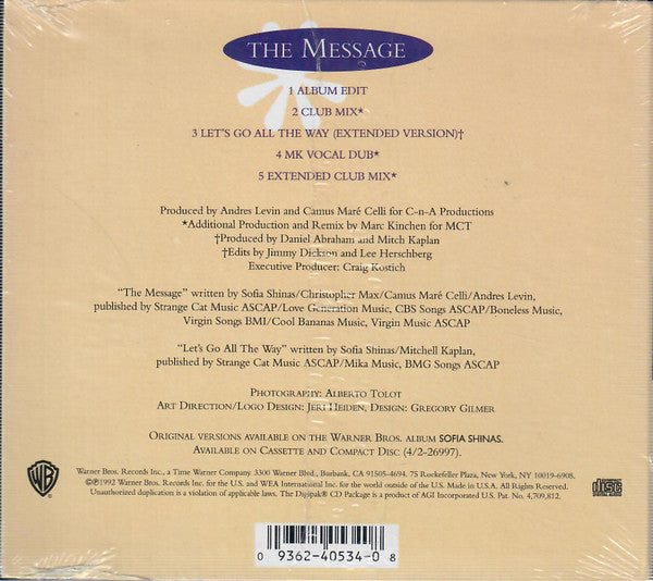 The Message Sofia Shinas