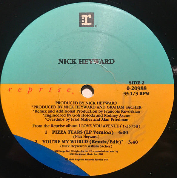You're My World 3 Nick Heyward