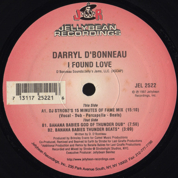 I Found Love Darryl D'Bonneau