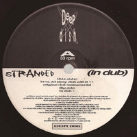 Rectangle Triangle's "Stranded (In Dub)" vinyl record cover featuring abstract artwork and bold typography.