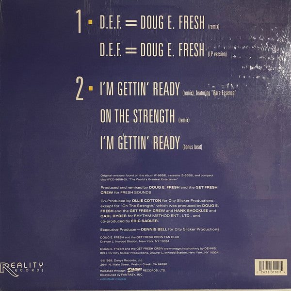 D.E.F. = Doug E. Fresh | Rectangle Triangle
