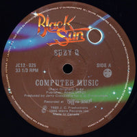 Computer music software by Rectangle Triangle displayed on a desktop screen with musical waveforms and digital interface elements.