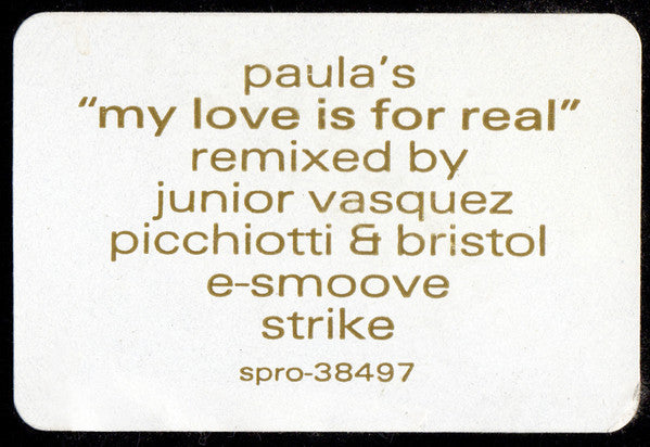 My Love Is For Real Paula Abdul