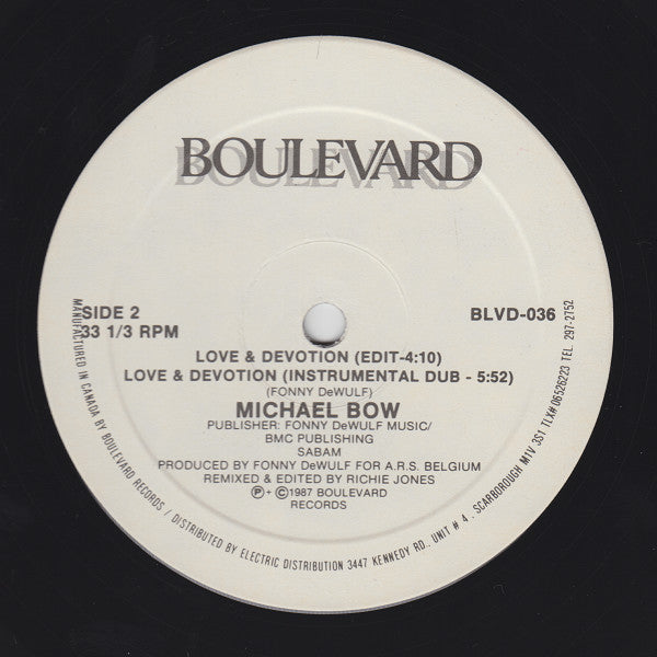 Love & Devotion Michael Bow