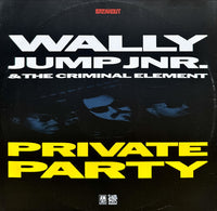 Rectangle Triangle Private Party 2 album cover featuring abstract geometric shapes in vibrant colors.