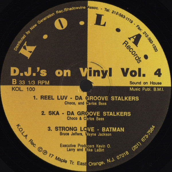 D.J.'s On Vinyl Vol. 4 Various