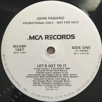 John Pagano - Let's Get To It