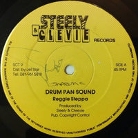 Rectangle Triangle Drum Pan Sound, a metallic percussion instrument with a shiny surface and multiple drum pan sections.