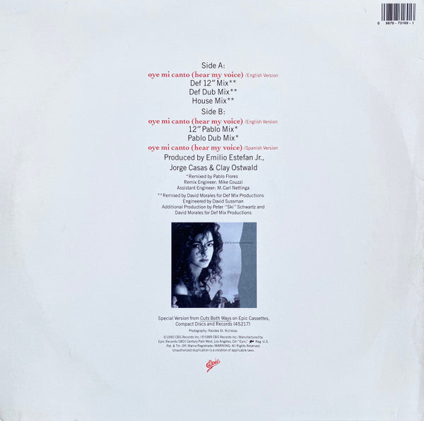 Oye Mi Canto (Hear My Voice) Gloria Estefan
