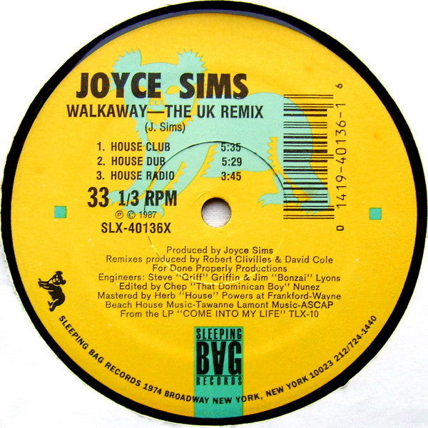 Walkaway - The UK Remix Joyce Sims