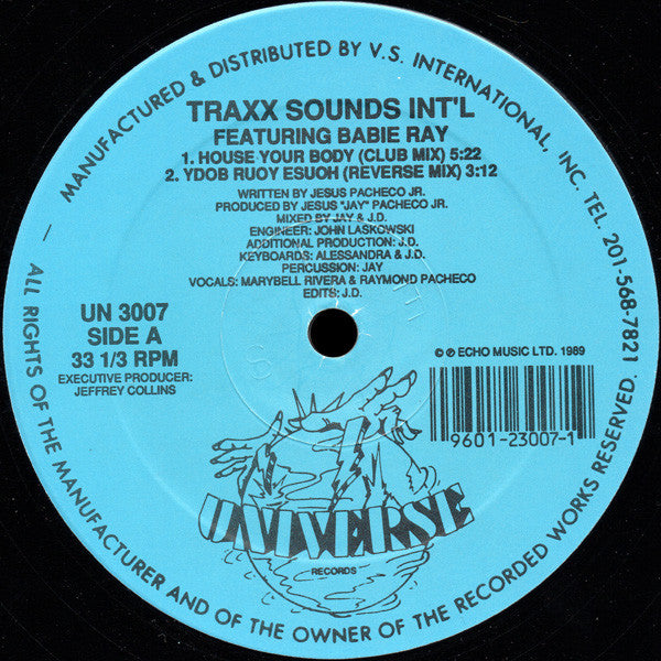 Traxx Sounds Int'l Featuring Babie Ray - House Your Body