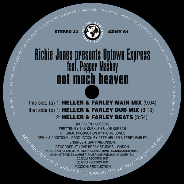 Not Much Heaven (Heller & Farley Remixes!) | Rectangle Triangle  