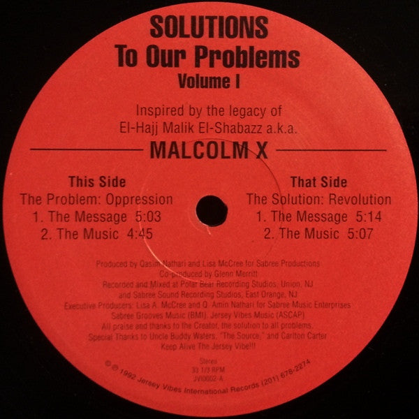 Volume 1: Inspired By The Legacy Of Malcolm X