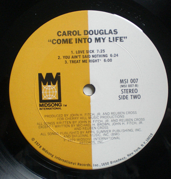 Come Into My Life Carol Douglas