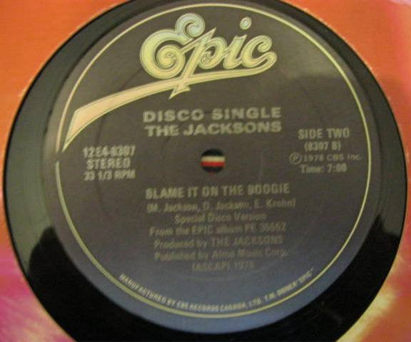 Shake Your Body (Down To The Ground) / Blame It On The Boogie The Jacksons