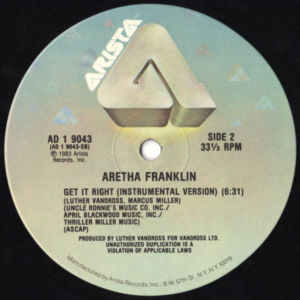 Get It Right Aretha Franklin