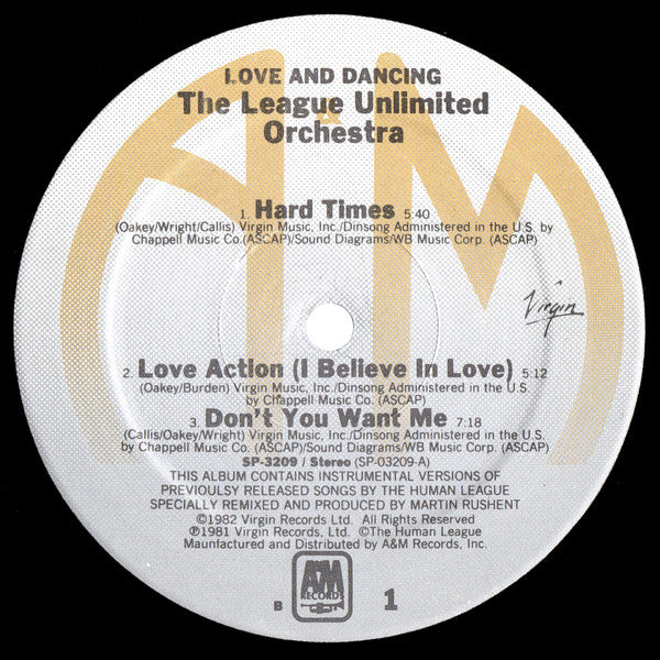 Love And Dancing The League Unlimited Orchestra
