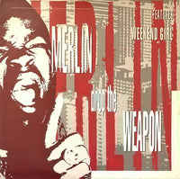 Rectangle Triangle Drop The Weapon / Weekend Girl album cover art featuring bold graphic design and vibrant colors.