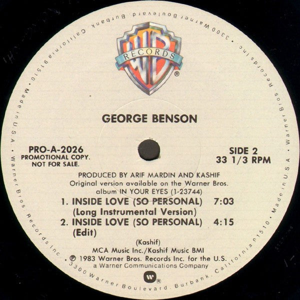 Inside Love (So Personal) George Benson