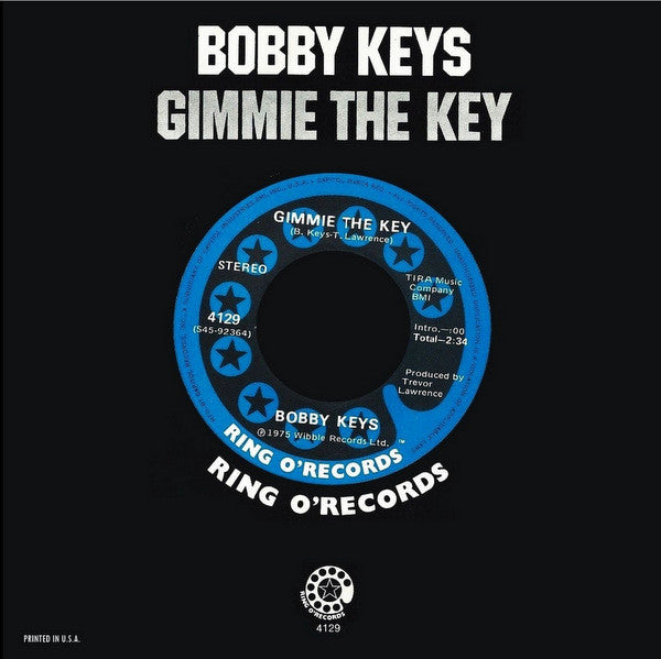 Gimmie The Key / Honky Tonk (Parts 1 & 2) Bobby Keys