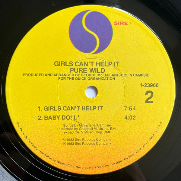 Pure Wild Girls Can't Help It